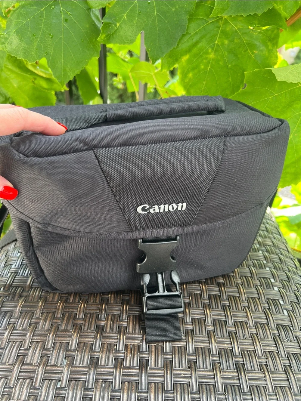 Canon Black Shoulder Messenger Camera Bag